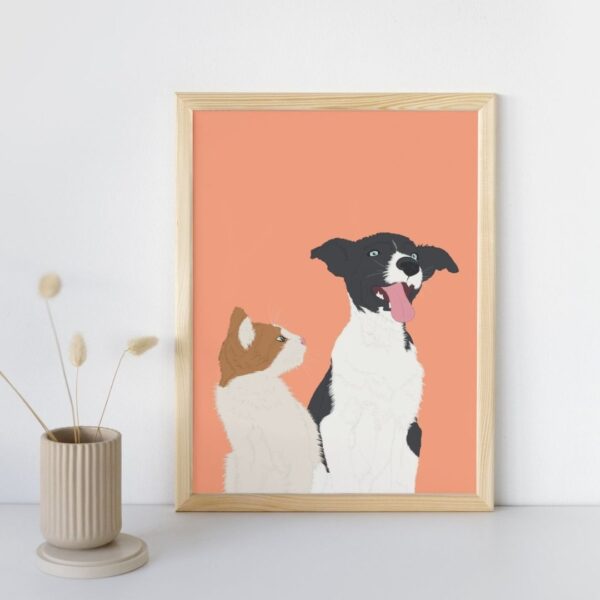 Illustration personnalisée d'animaux