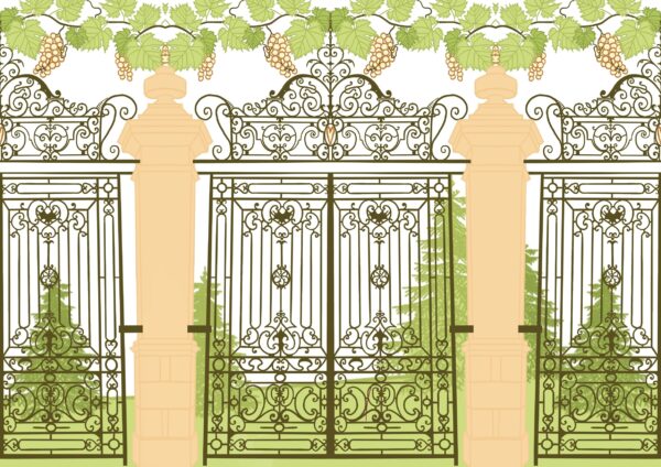 Carte d'invitation - Semi-personnalisable - Viticole Ecru