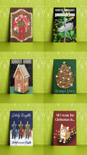 Cartes de vœux illustrées – Collection Noël